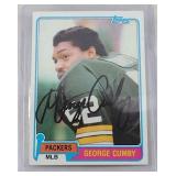 AUTOGRAPHED 1981 George Cumby Topps
