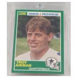 1989 Score Troy Aikman ROOKIE CARD