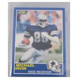 1989 Score Michael Irvin ROOKIE CARD