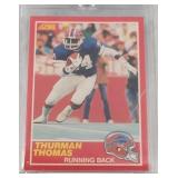 1989 Score Thurman Thomas ROOKIE CARD