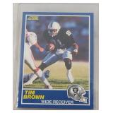 1989 Score Tim Brown ROOKIE CARD