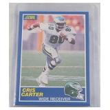 1989 Score Cris Carter ROOKIE CARD