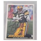 AUTOGRAPHED 1995 LeShon Johnson Coll. Choice