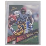 AUTOGRAPHED 1995 Brian Williams ROOKIE CARD