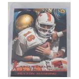 1998 Press Pass RED Peyton Manning ROOKIE CARD #1