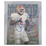 AUTOGRAPHED 1999 Antuan Edwards ROOKIE