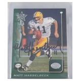 AUTOGRAPHED 1999 Matt Hasselbeck Leaf S & R