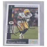 AUTOGRAPHED 2003 Marques Anderson Score