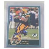 AUTOGRAPHED 2003 Tony Fisher Topps