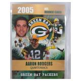 RARE 2005 GOLD Aaron Rodgers Phenoms ROOKIE CARD