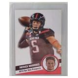 RARE 2014 Hot Shot Prospects Patrick Mahomes