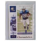 2020 Chronicles Jonathan Taylor ROOKIE CARD #42