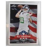 2020 Leaf Justin Herbert All-American ROOKIE CARD