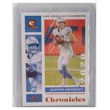 2020 Chronicles Justin Herbert ROOKIE CARD #53
