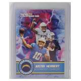 2020 Rookie Gems Justin Herbert Blue ROOKIE CARD