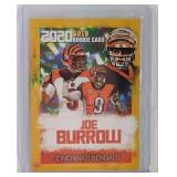 2020 Rookie Gems Joe Burrow ROOKIE CARD #9 Yellow