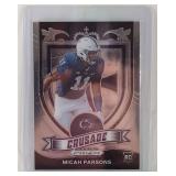 2021 Panini Micah Parson Draft Picks ROOKIE CARD