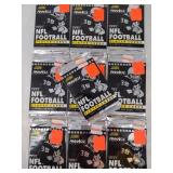 10 UNOPENED packs 1991 Pinnacle Football