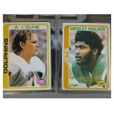 lot of 2 1978 Topps - Duhe and Walker