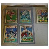 lot of 5 1983 Topps Stickers - Dwight Clark #7,