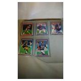 lot of 5 1990 Score cards - Jerry Rice #556,