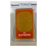 1965 Topps Embossed Ed Mathews #26