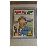 lot of 3 1977 Topps cards - Lemon, Jenkins, Perez