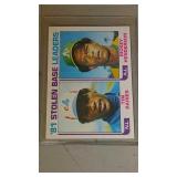 lot of 3 1982 Topps cards - Raines/Henderson