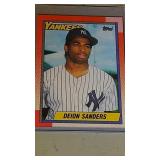 lot of 2 1990 Topps rookies - Sanders & Schilling