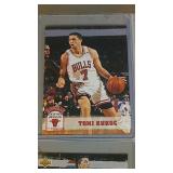 lot of 4 Toni Kukoc rookie cards