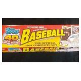 1991 Topps Baseball complete factory set