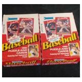 lot of 2 1990 Donruss Baseball 36 ct unopened