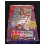 box of loose 1994-95 Hoops cards
