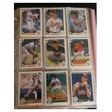 Trapper Keeper of misc baseball cards