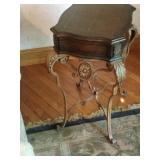 Small side table - opens on top