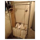laundry organizer - 30 inch wide, 72 inch tall,