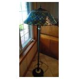 Tiffany style floor lamp - stands 62 inch