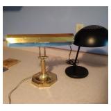 2 desk lamps - stand 16 - 18 inches