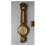 4 pieces - barometer (23 inch tall), tall ship