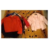 Ladies small pink jacket and snowpants, and 6