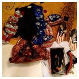 Halloween and 4th of July Ladies clothes, shoes,