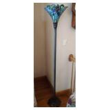 Tiffany style floor lamp - stands 72 inches