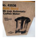 West Bend 36 cup auto coffee maker