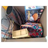13 inch vase, Fisher Price wardrobe, pancake maker
