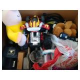 Ziggy, RC truck, costume jewelry, candles, Rugrats