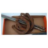 set of Pro Shot horse shoes and stakes