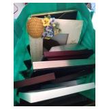 tote bag of small picture frames