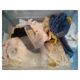 crochet angel, black & white pictures, rosary,