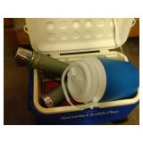 Igloo cooler, thermoses, water cooler