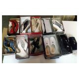 10 pairs Ladies shoes, size 8 and matching New